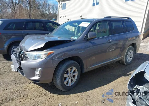 2012 Toyota Highlander Hybrid Base V6 из США, поврежденный, VIN JTEBC3EH0C2007177
